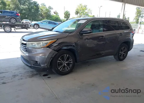 2016 Toyota Highlander Xle V6 from USA, damaged, VIN 5TDKKRFH4GS159230
